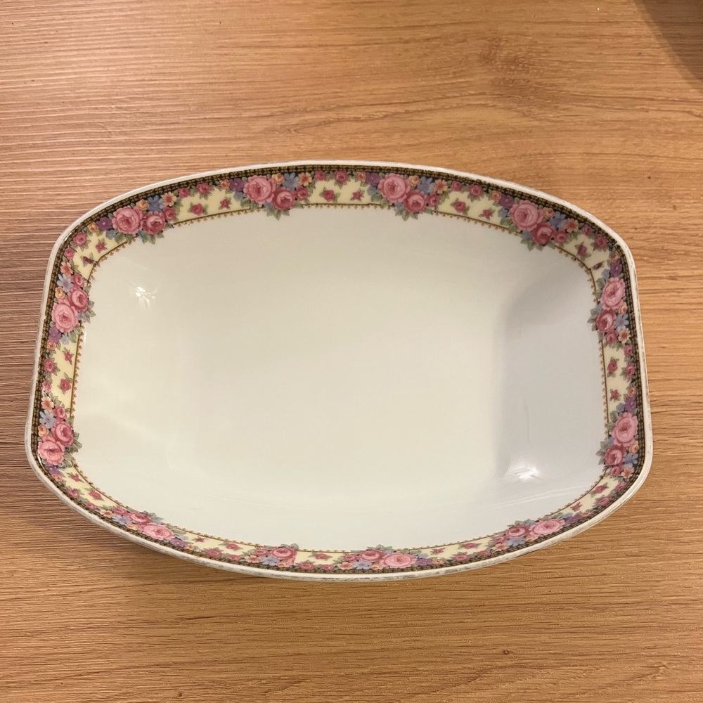 VTG Porcelain Serving Tray ** Edelstein Bavaria** Pattern 2471  62